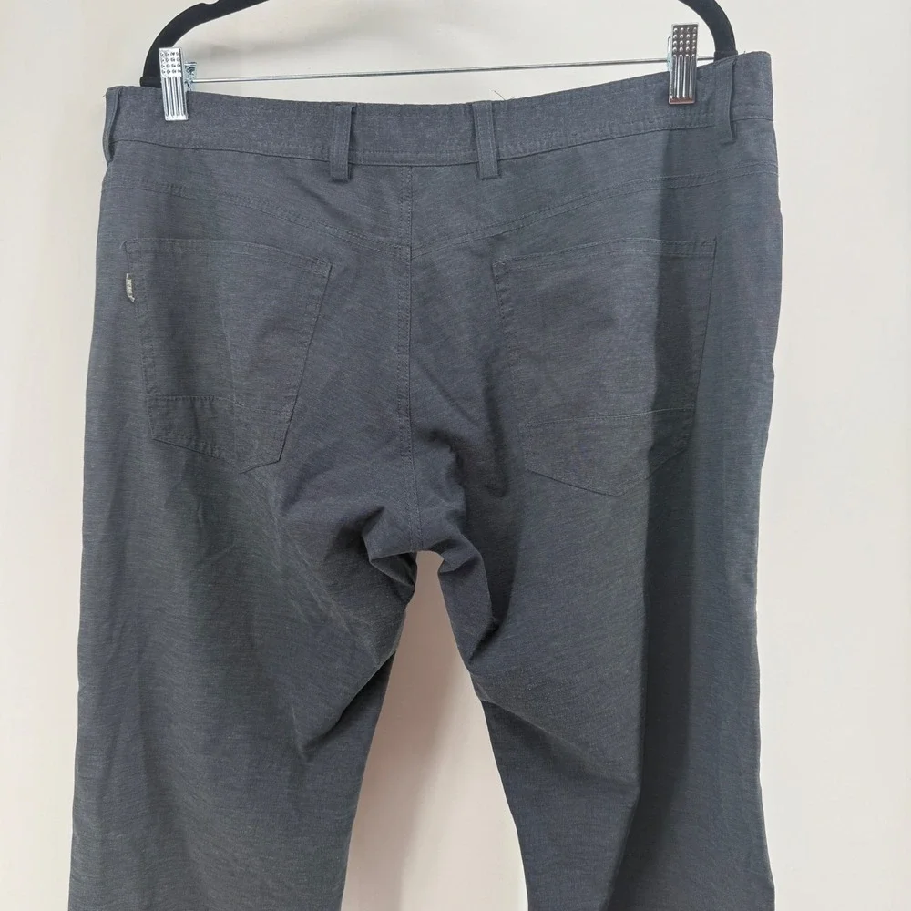 Linksoul Boardwalker Mens 36R Charcoal Grey Golf Performance Pants 36 x 30 - Picture 5 of 9